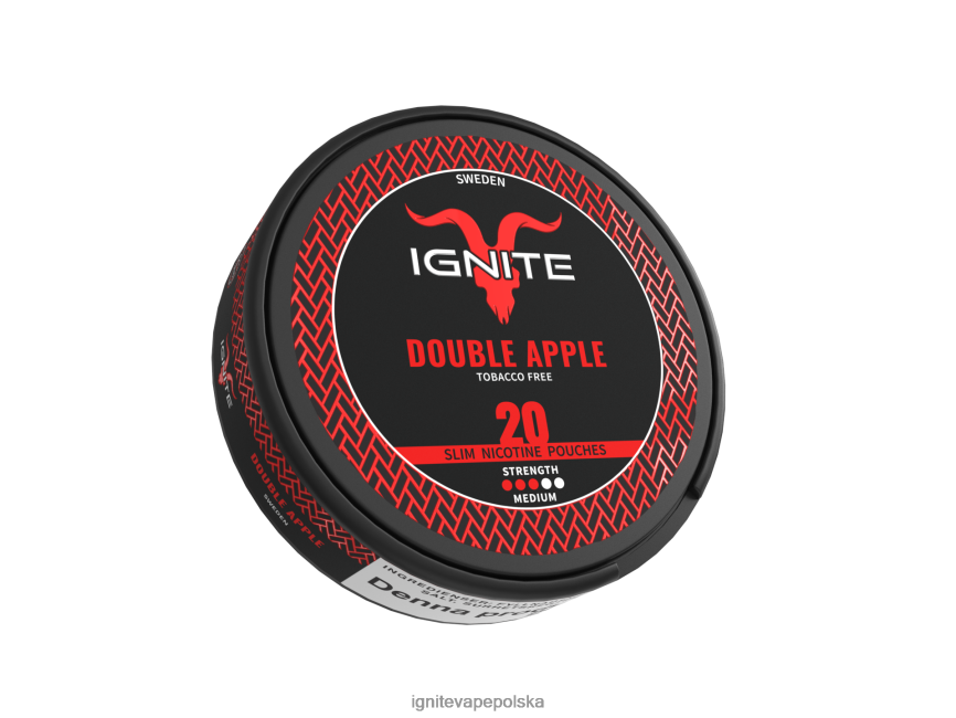Ignite Vape Cena | IGNITE woreczki nikotynowe podwójne jabłko 0648NZ166